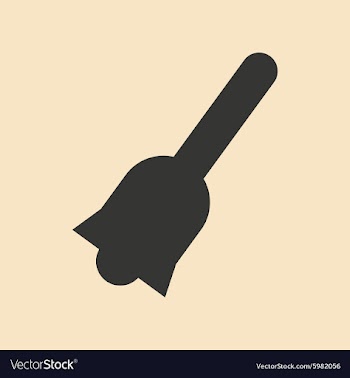 Flat in black and white mobile application bell vector image