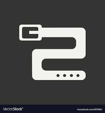Flat in black and white mobile application belt vector image