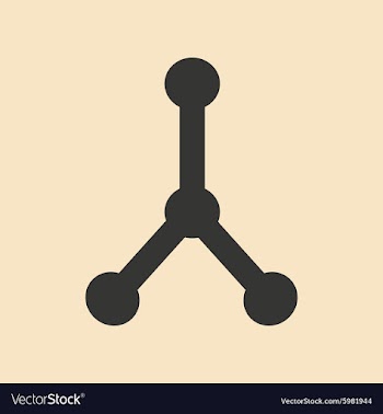 Flat in black and white mobile application biology vector image