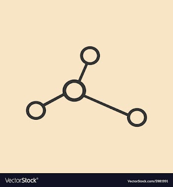Flat in black and white mobile application biology vector image