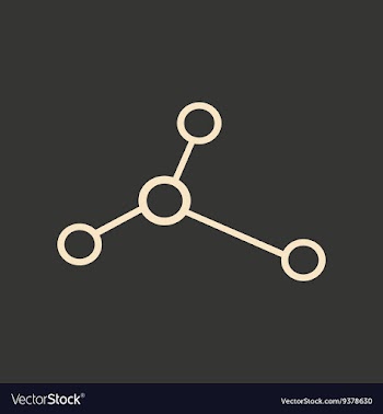 Flat in black and white mobile application biology vector image