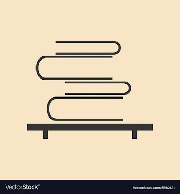 Flat in black and white mobile application book vector image