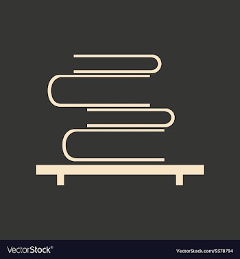 Flat in black and white mobile application book vector image