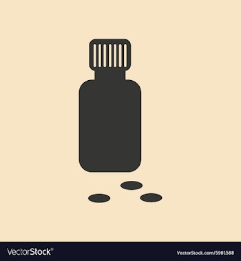 Flat in black and white mobile application bottle vector image