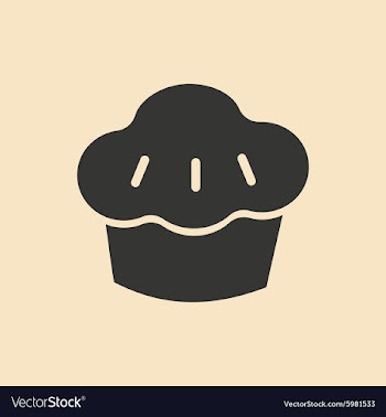 Flat in black and white mobile application cake vector image