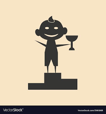 Flat in black and white mobile application child vector image