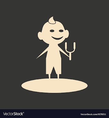 Flat in black and white mobile application child vector image