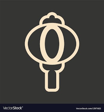 Flat in black and white mobile application chinese vector image