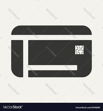 Flat in black and white mobile application chip vector image