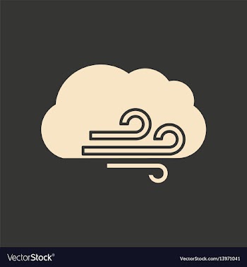 Flat in black and white mobile application cloud vector image