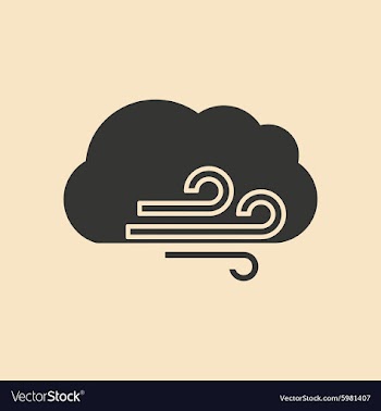 Flat in black and white mobile application cloud vector image