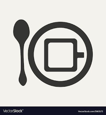 Flat in black and white mobile application cofee vector image