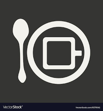 Flat in black and white mobile application cofee vector image