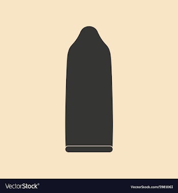 Flat in black and white mobile application condom vector image
