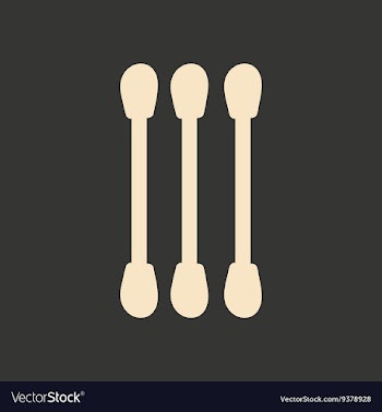 Flat in black and white mobile application cotton vector image