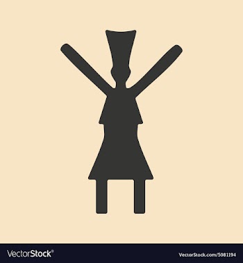 Flat in black and white mobile application dance vector image