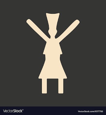 Flat in black and white mobile application dance vector image