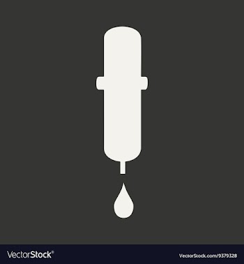Flat in black and white mobile application dropper vector image