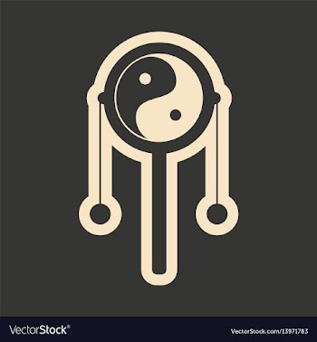 Flat in black and white mobile application drum vector image