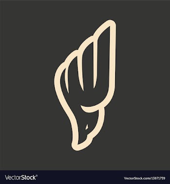 Flat in black and white mobile application eagle vector image