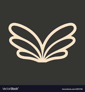 Flat in black and white mobile application eagle vector image