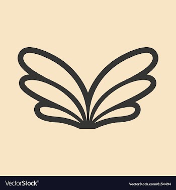 Flat in black and white mobile application eagle vector image