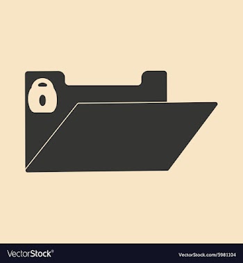Flat in black and white mobile application file vector image