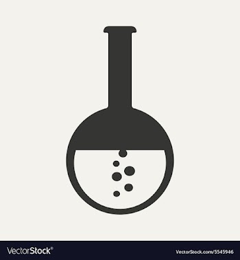 Flat in black and white mobile application flask vector image