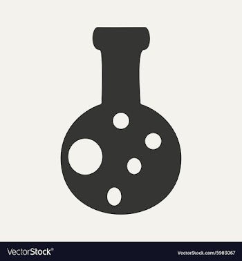 Flat in black and white mobile application flask vector image