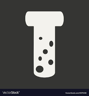 Flat in black and white mobile application flask vector image