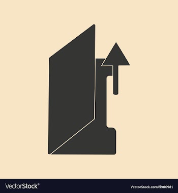 Flat in black and white mobile application folder vector image