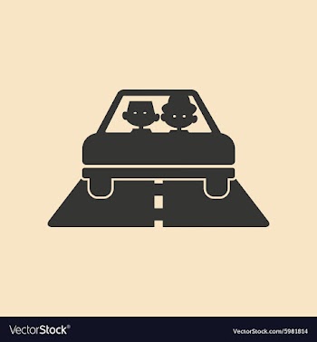 Flat in black and white mobile application friends vector image