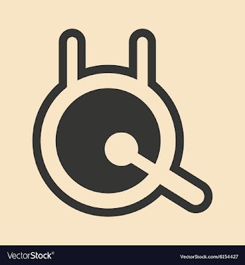 Flat in black and white mobile application gong vector image