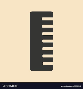 Flat in black and white mobile application hair vector image