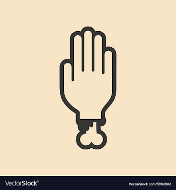 Flat in black and white mobile application hand vector image