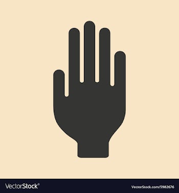 Flat in black and white mobile application hand vector image