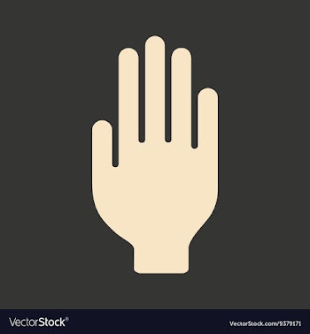 Flat in black and white mobile application hand vector image