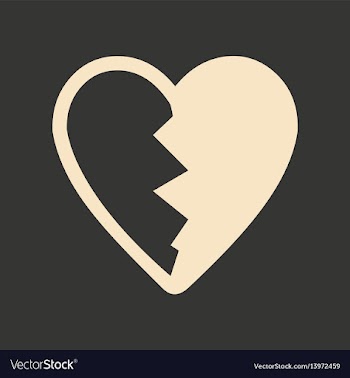 Flat in black and white mobile application heart vector image