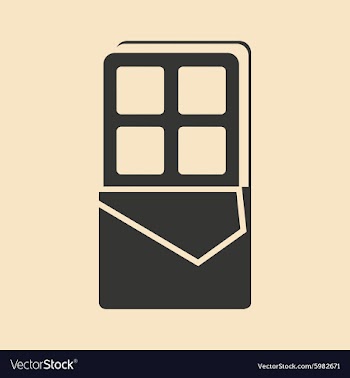 Flat in black and white mobile application Ice vector image