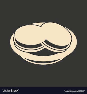 Flat in black and white mobile application Ice vector image