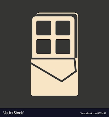 Flat in black and white mobile application Ice vector image