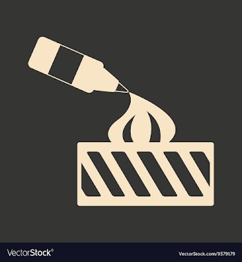 Flat in black and white mobile application ice vector image