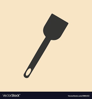 Flat in black and white mobile application kitchen vector image