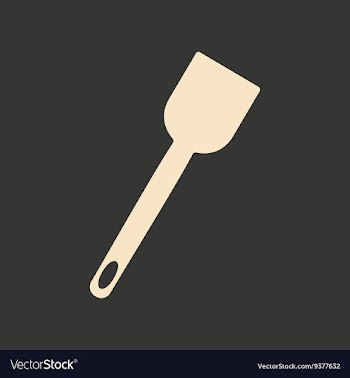 Flat in black and white mobile application kitchen vector image
