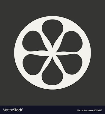 Flat in black and white mobile application lemon vector image