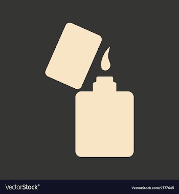 Flat in black and white mobile application lighter vector image
