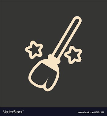 Flat in black and white mobile application magic vector image