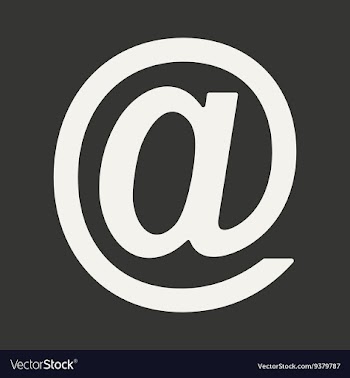 Flat in black and white mobile application mail vector image