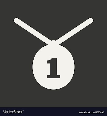 Flat in black and white mobile application medal vector image