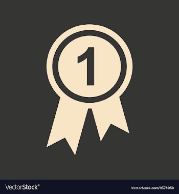 Flat in black and white mobile application medal vector image